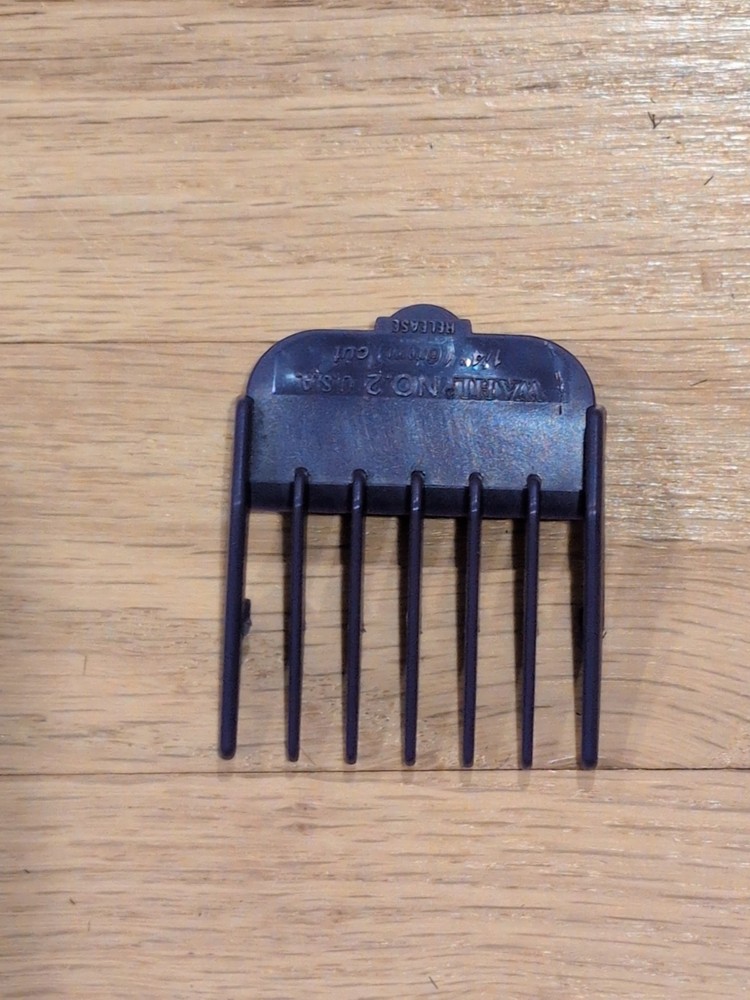 WAHL COLOR-CODED CLIPPER GUIDE #2 SIZE 1/4″ (6mm) DARK PURPLE