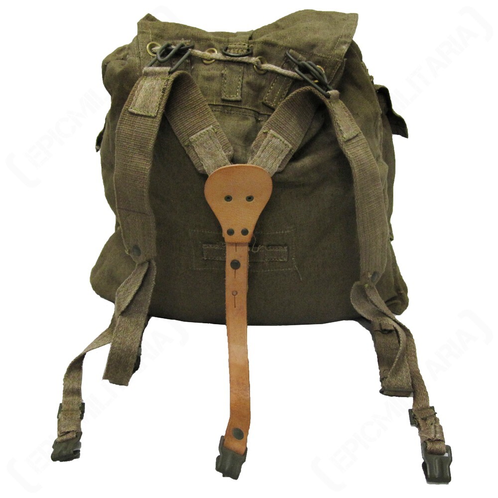 Original Issued Czech M60 Olive Green Pack with Straps - Army Surplus
