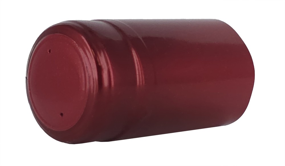 Metallic Ruby Red PVC Shrink Capsules-500 Count
