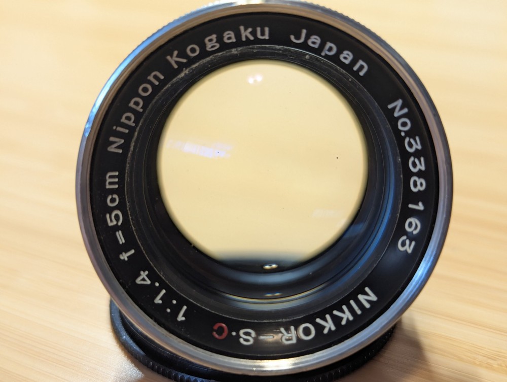 *** Nikon SP Rangefinder, 5cm 1:1.4 (with caps), with Case ***