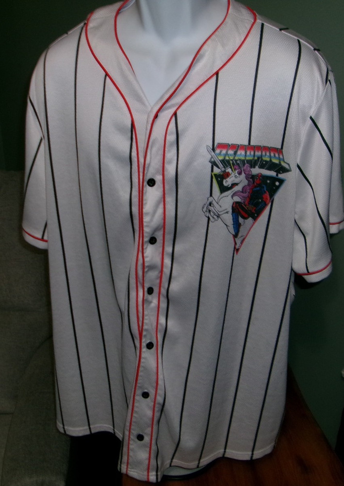 Marvel DEADPOOL Baseball Style Jersey 3XL. Great Looking
