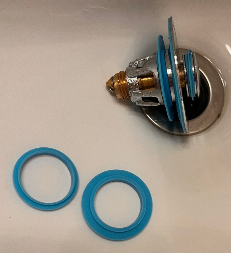 Mer-Maid Drain Magic Universal Sink Stopper Instantly Replace Broken Stoppers