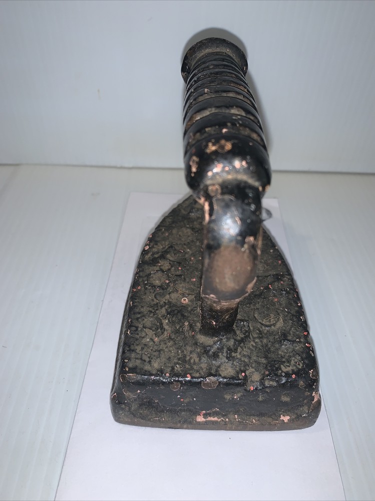 antique cast iron clothes iron