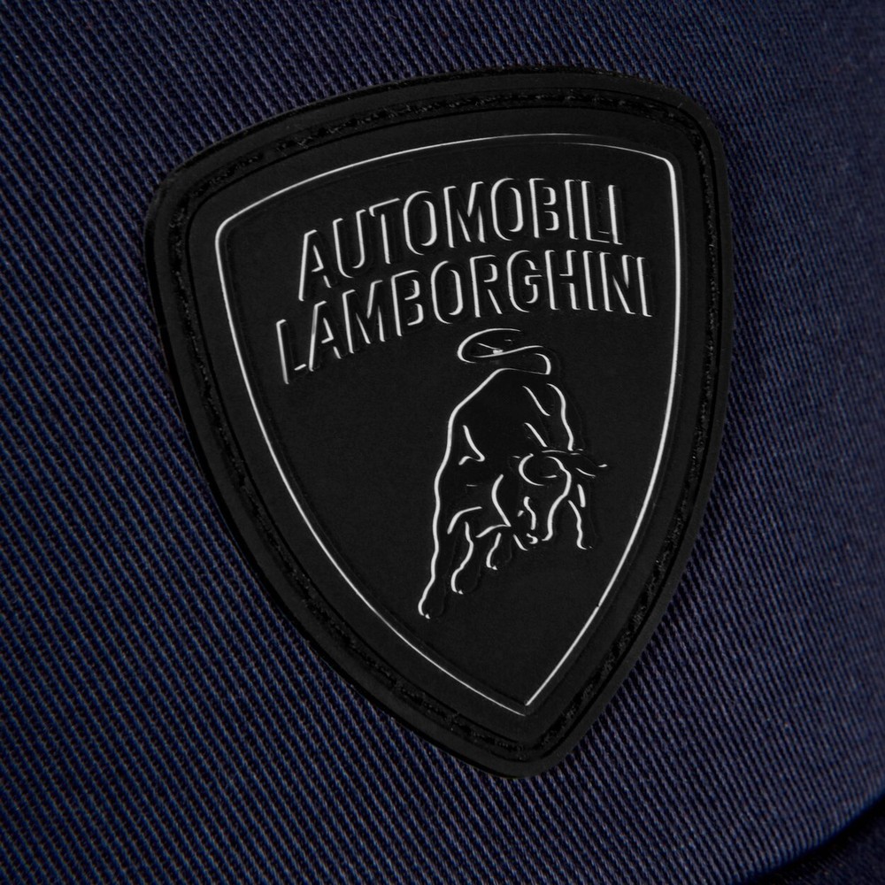 GENUINE Lamborghini Black Shield Logo Cap Navy