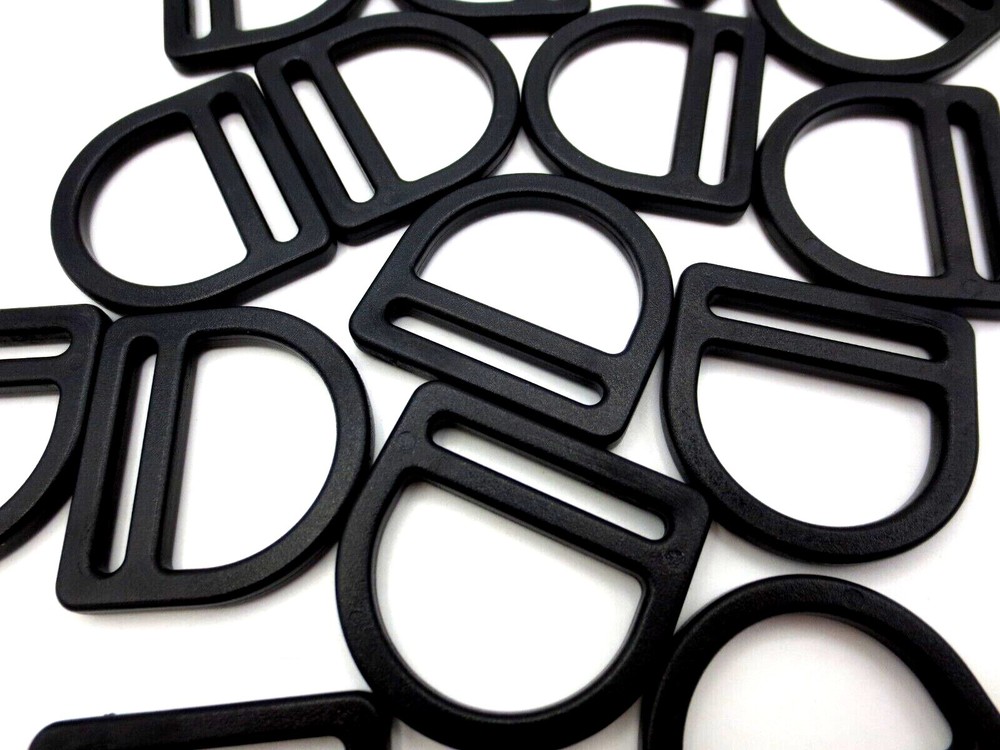 D-Ring Strap Connector Fits 1" 25 mm Wide Webbing Strap, Durable! Free Shipping!