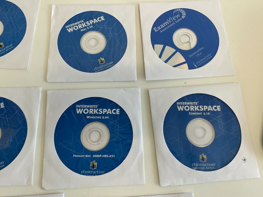 B13: Lot of 4 Mobi IP501 eInstruction Interwrite Mobi Learner Tablet