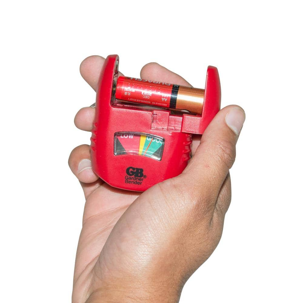 D, C, AAA, AA 9-Volt Battery Tester