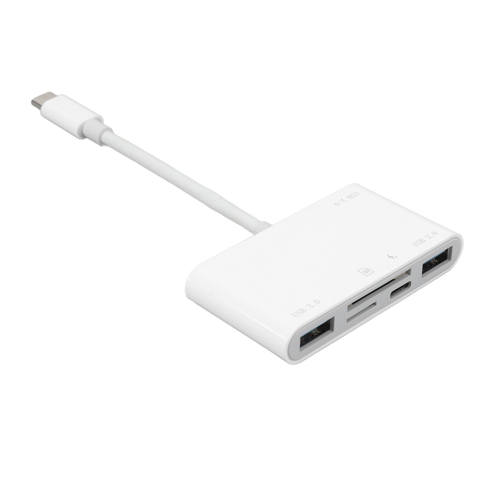 6 in 1 Memory Card Reader Plug and Play High Speed USB C Smart Camera Storage