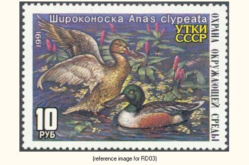 D2K USSR/Russia Duck Stamp 1991 10 rb