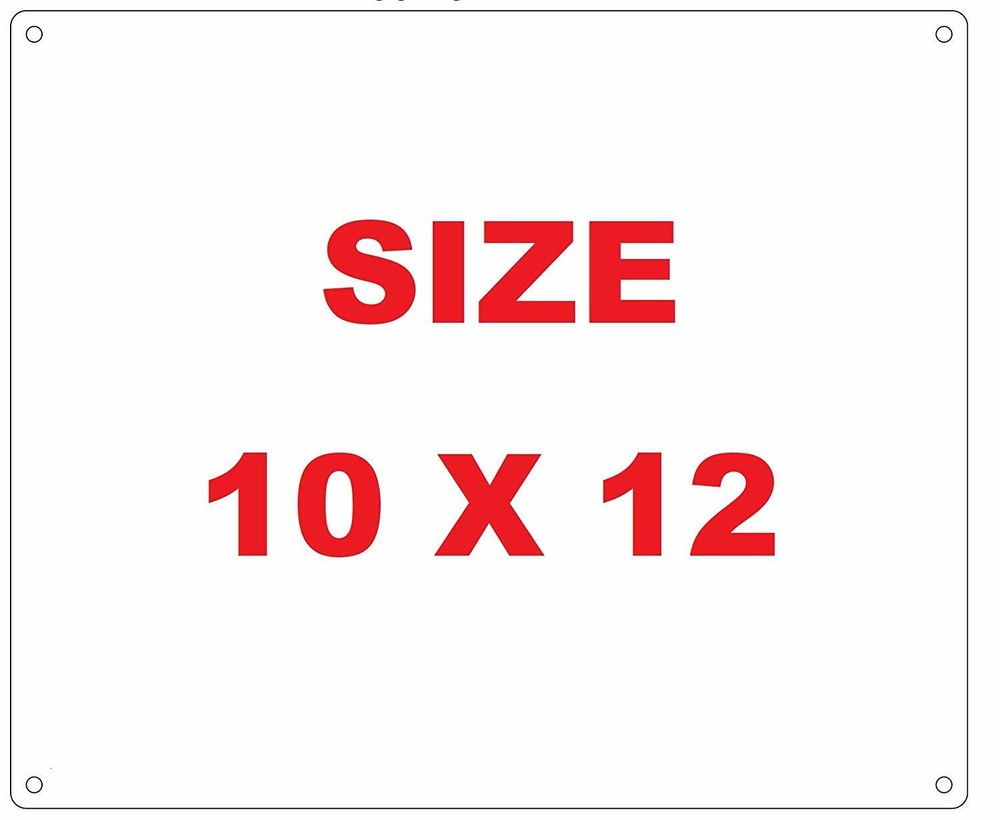 Emergency EXIT ONLY Sign (Reflective !!,, RED Background, 10X12 inch)-REF24-1027