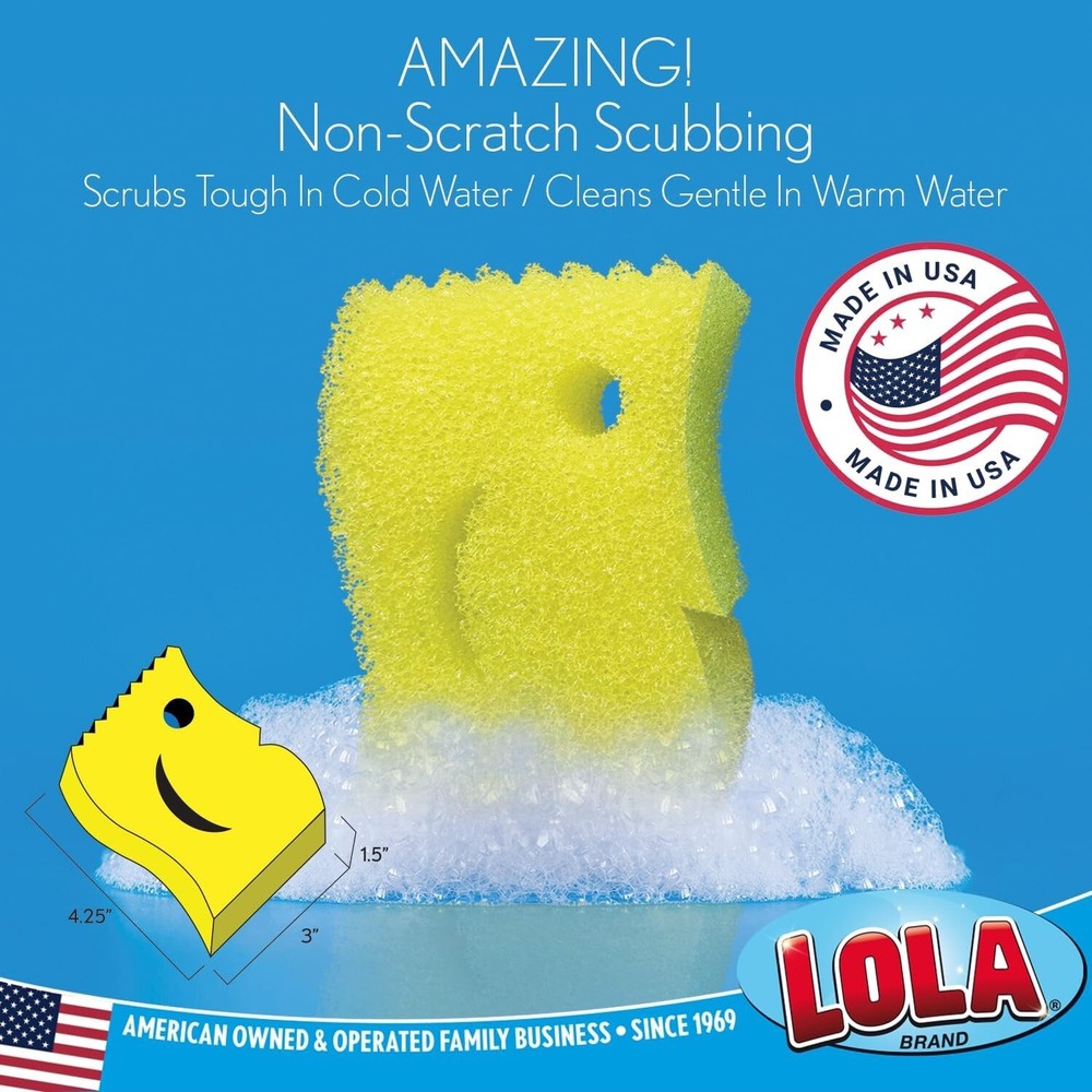 3 PACK SCRUB BOSS, NON-SCRATCH SCRUBBING & CLEANING SPONGE PAD MULTI USE