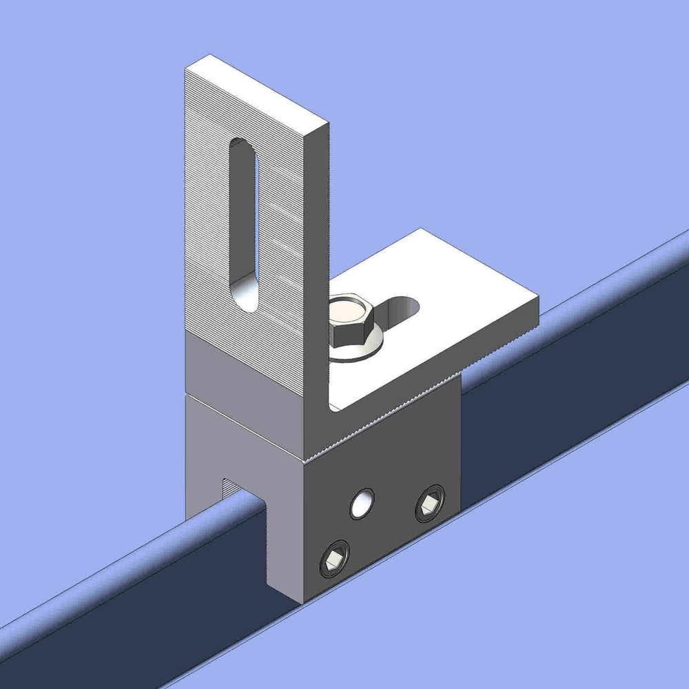 10 MageClamp & L Bracket Solar Panel Mounting Racking Standing Seam Metal Roof