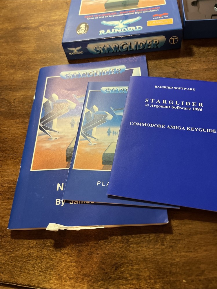 Starglider 1 Rainbird Game Commodore Amiga Computer Big Box