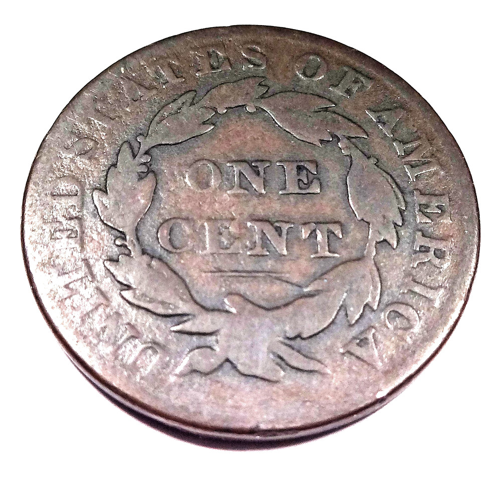 1829 Coronet Head Large Cent - Medium Letters