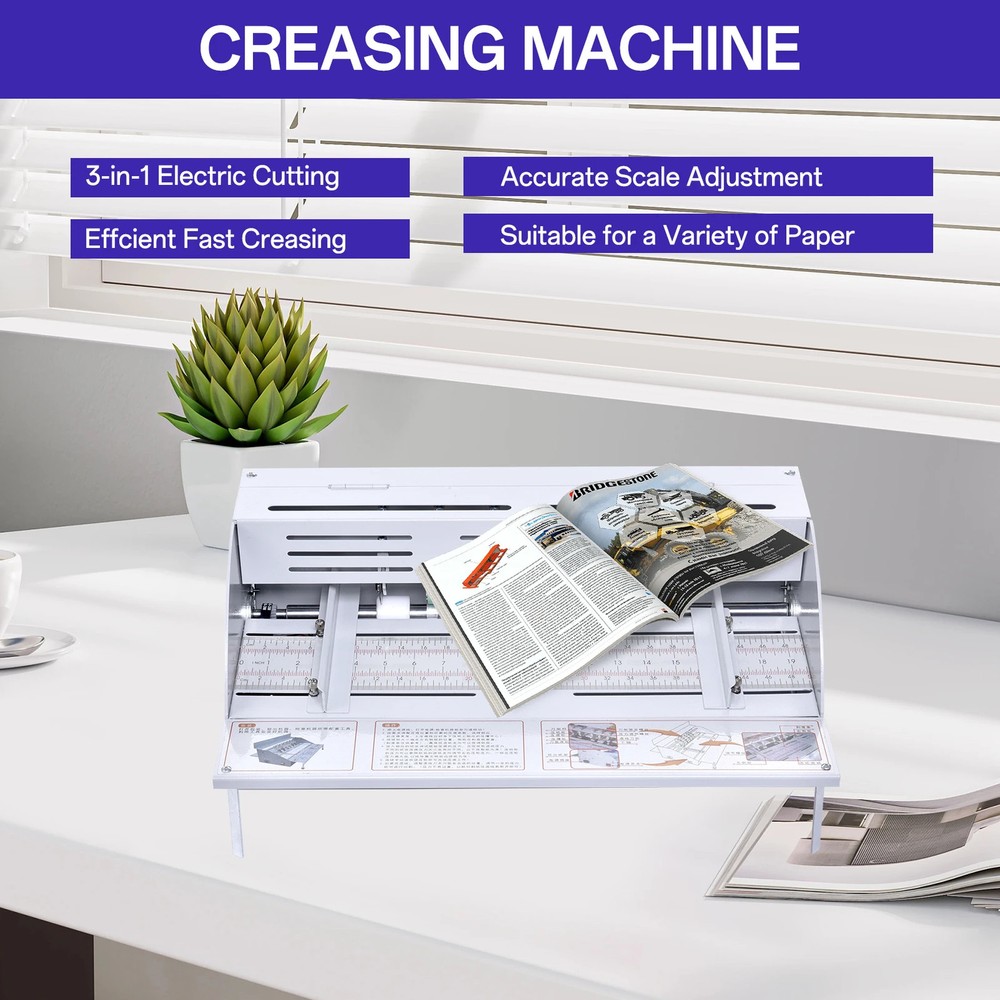 Paper Folding Machine Adjustable Paper Perforating Tool Electric Paper Cutter