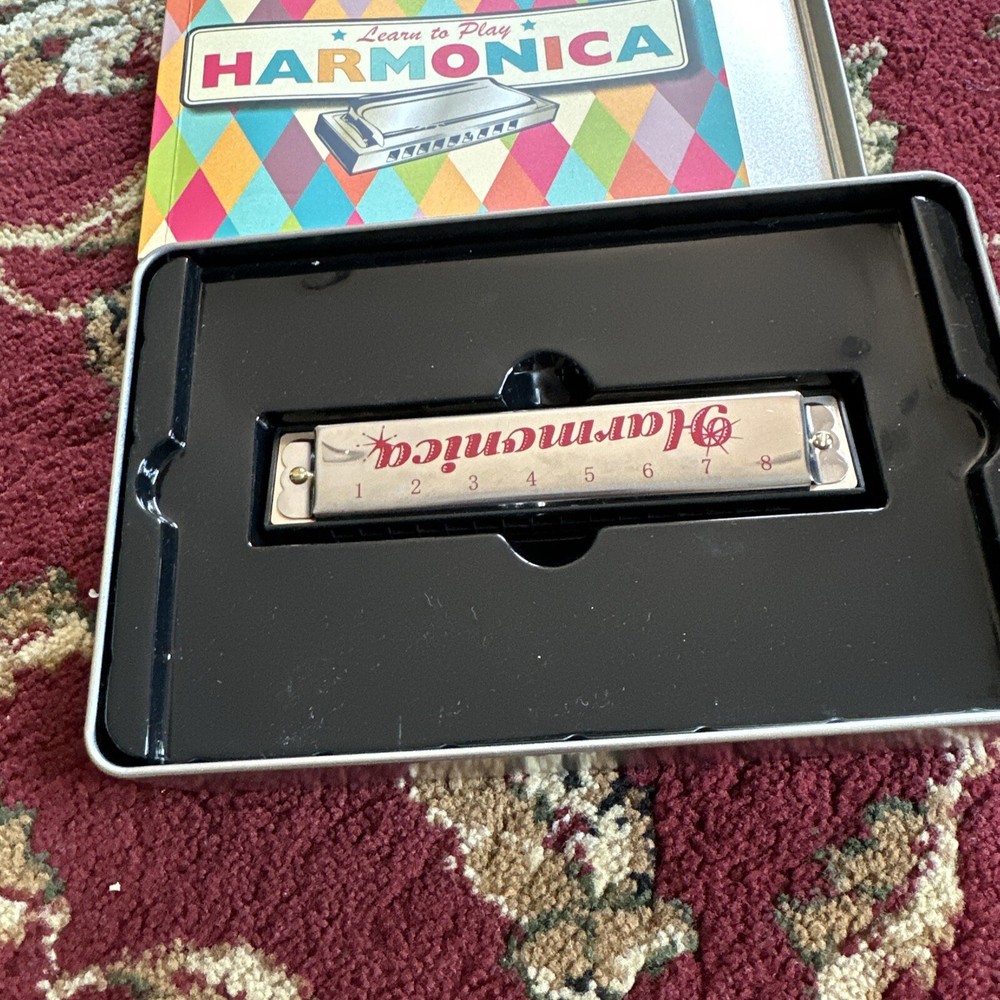 Robert Frederick Learn to Play Harmonica In Case & Instruction Manual
