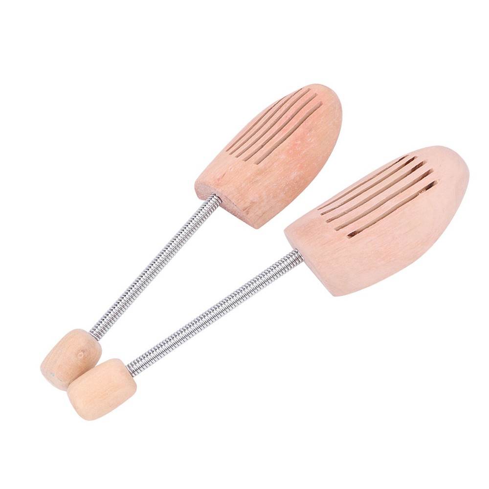 2Pcs Wood Shoe Tree With Spring Column Size 39-40