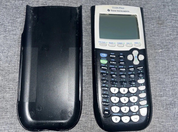 Texas Instruments TI-84 Plus Graphing Calculator w/ Slide Cover Tested & Working