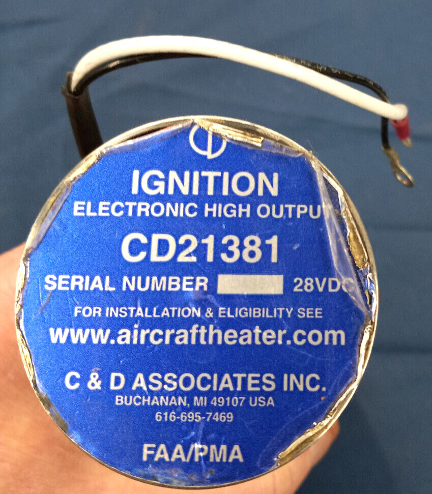 Serviceable C & D P/N CD21381 24VDC Ignition Unit