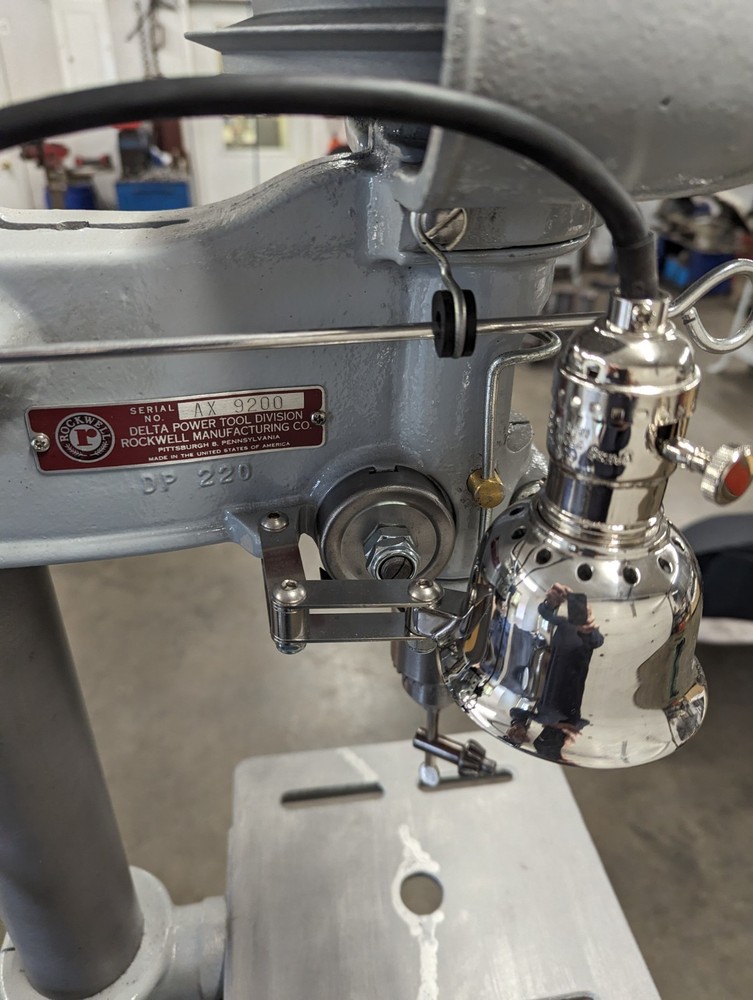 GUIDE BRACKET FOR A SWITCH PULL ROD - to fit a vintage DP-220 DRILL PRESS