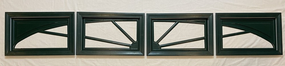 Hunter Green Amarr Garage Door Window Kit Short Panel Frame Insert Glass Options
