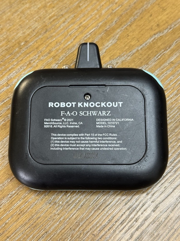 Robot Knockout FAO Schwartz Blue ONE REMOTE CONTROL ONLY