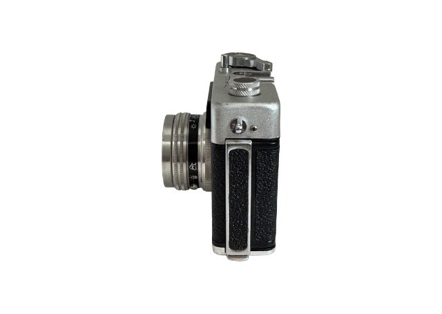 Meikai EL 35mm Camera with cap and case Untested
