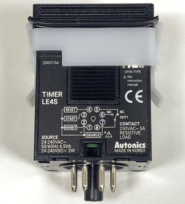 Autonics LE4S LCD Display Multi Operation Digital Timer LE4S W/H Socket PG-08