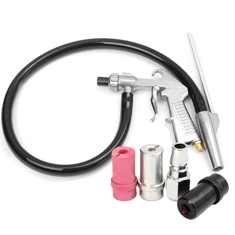 Pneumatic Sandblaster Sandblasting Spray Gun Nozzles Blasting Abrasive Tools Kit
