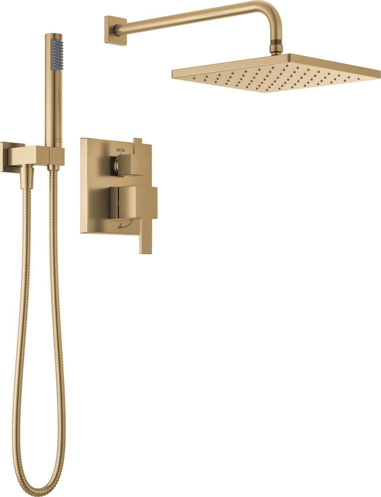 Delta 342701 Modern Square Non Shared Function Shower System - Bronze