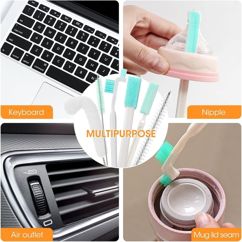 Versatile Ice Maker Cleaner Brush Set: 10 Tools for Deep Cleaning Solutions
