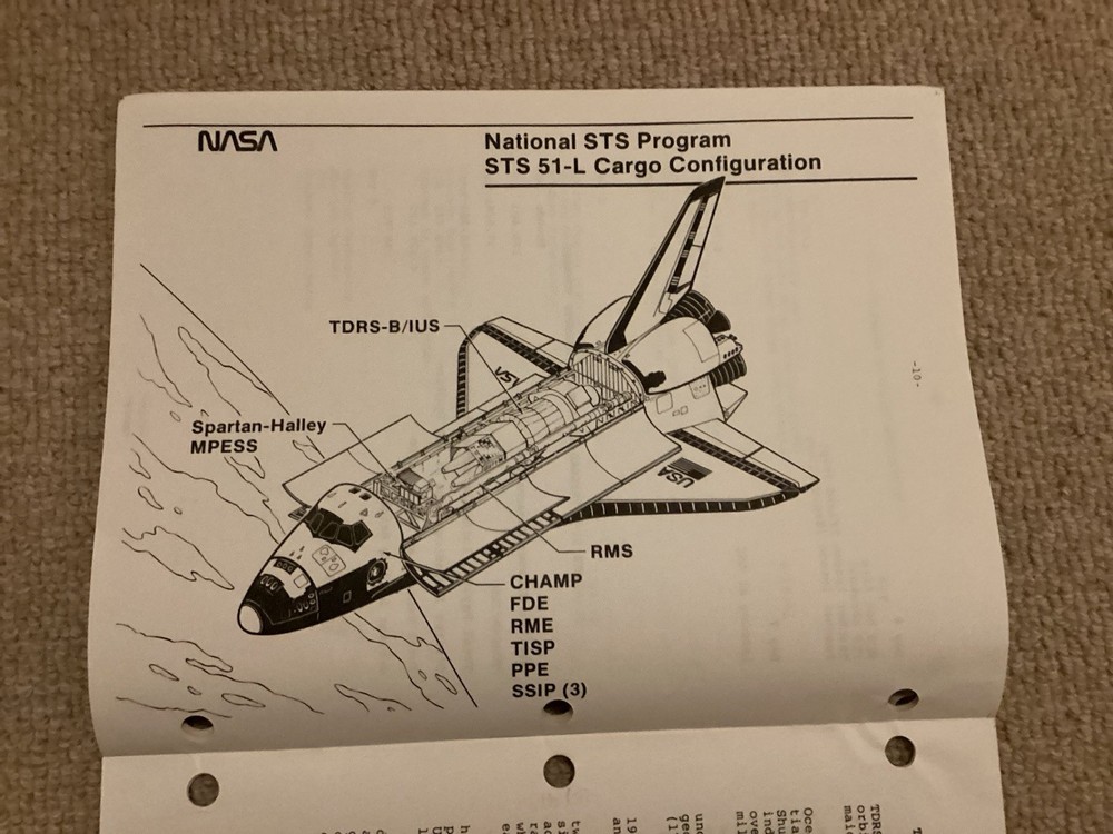 Space Shuttle Challenger Mission 51-L Press Kit