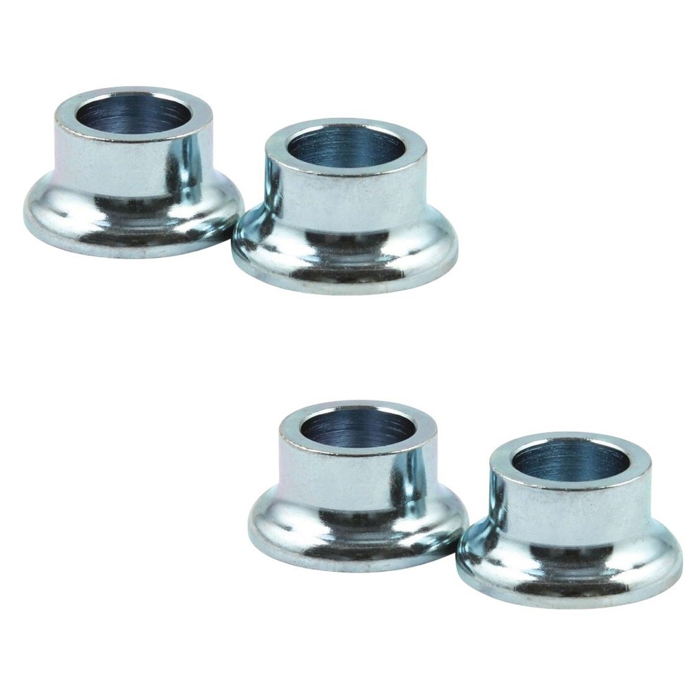 Tapered Rod End Reducers / Spacers 1/2"ID x 1/2" 4 pack IMCA Heims Misalignment