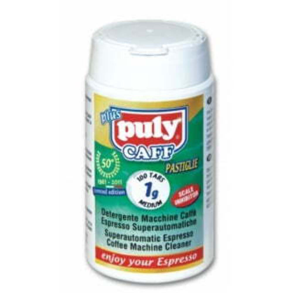 Detergent Superautomatic Espresso Machine Cleaner 100ct 1g Tablets Puly Caff