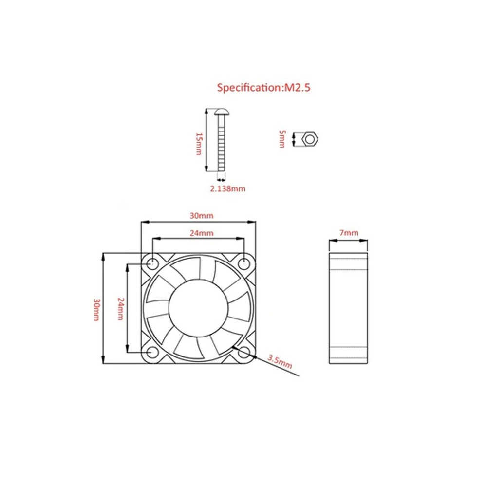 AAAwave ODS701 Armor Case Fan for Raspberry Pi 4