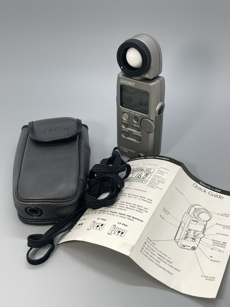 *TOP MINT* SEKONIC L-358 Flash Master Digital Light Meter