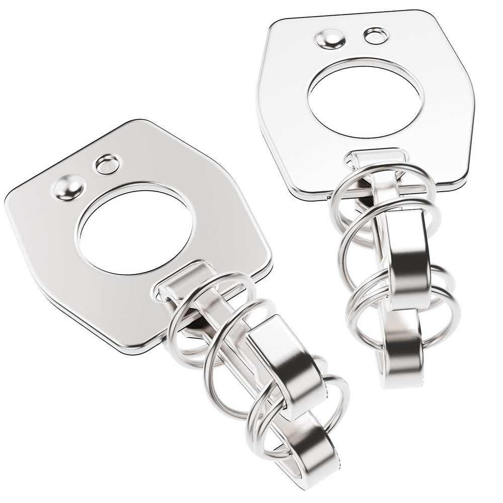 RVMATE RV Water Heater Cover Latch 2 Pack WATER HEATER CAM LOCK, Silver