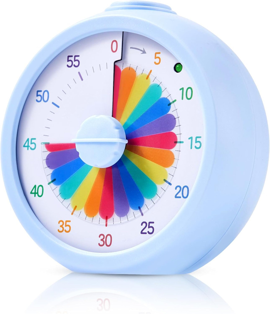 Visual Timer, 60-Minute Countdown Timer for Kids and Adults with Adjustable Volu