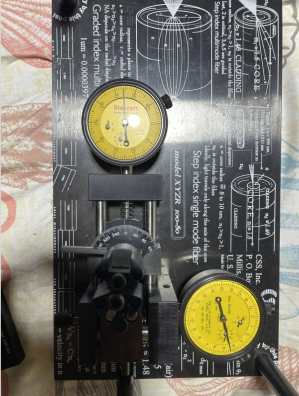 fiber optic testing apparatus CSS Model XYZR 100-80