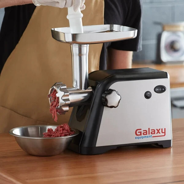 Electric Meat Grinder Restaurant Reverse Capabilities Compact Design #8 120V
