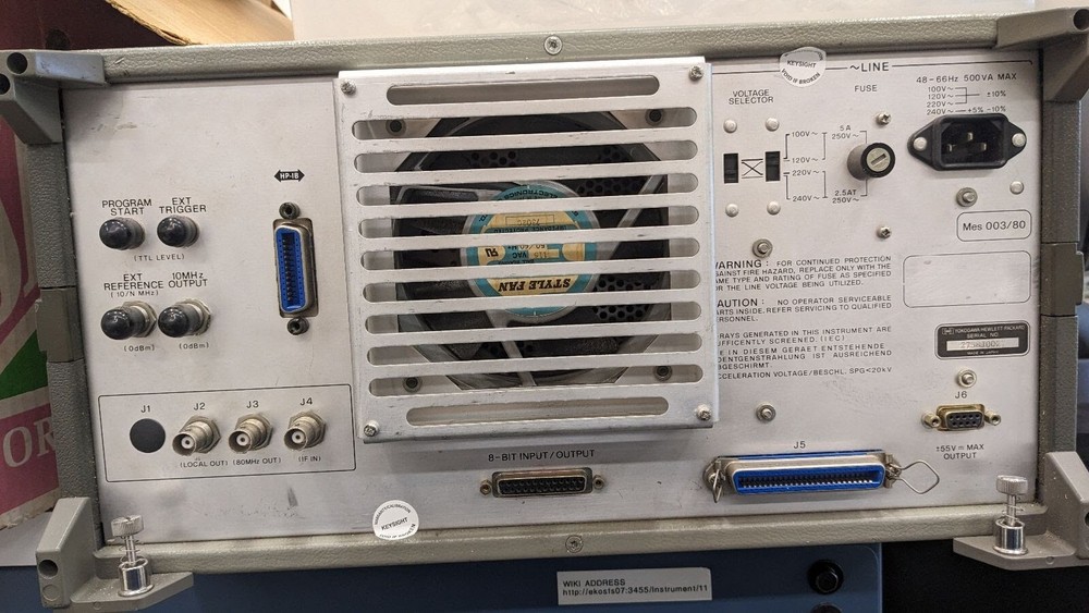 HP4195A Network Analyzer Display Unit Only (No measurement unit, not tested)