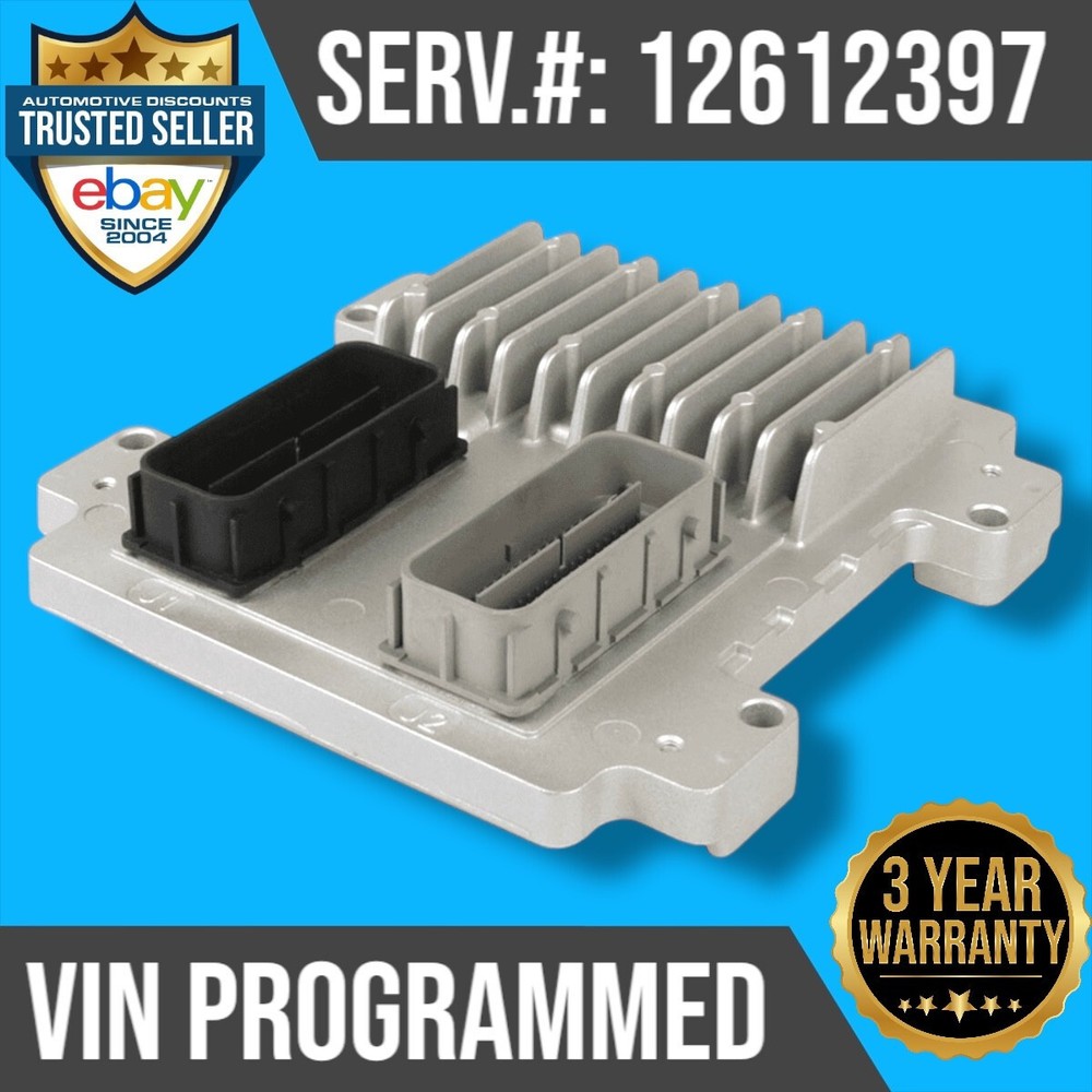 2010 Chevy Malibu Engine Computer ECU ECM PCM 12612397 PROGRAMMED