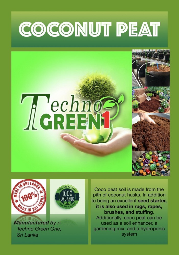 COCO COIR | COCO PEAT | 100% NATURAL ORGANIC COMPOST | HYDROPONIC GROWING MEDIA