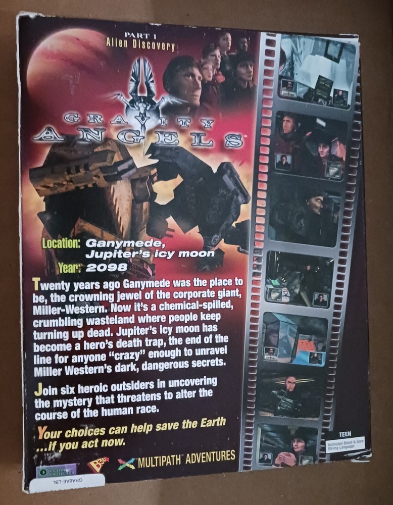 NEW Gravity Angels Part 1: Alien Discovery PC Computer Software Game RARE