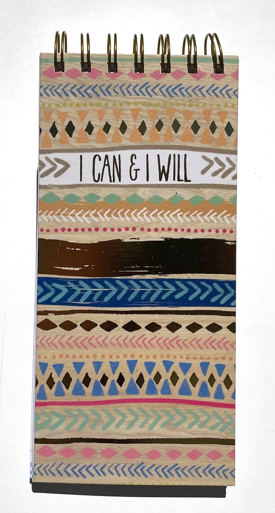 2-Pack Wire Binding Tall Palm Size Notepad with Full Interior Color Page 8"x 4"