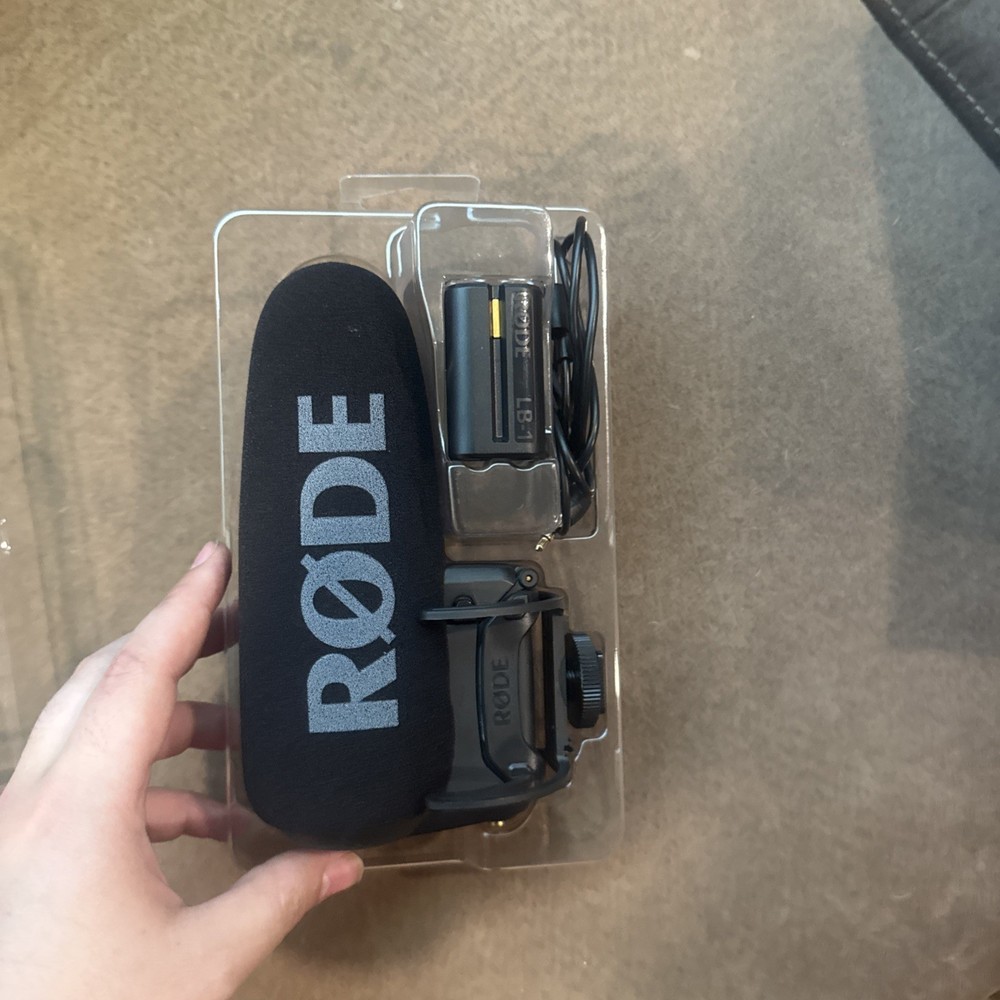 RODE VideoMic Pro+ Plus On-Camera Shotgun Microphone with box