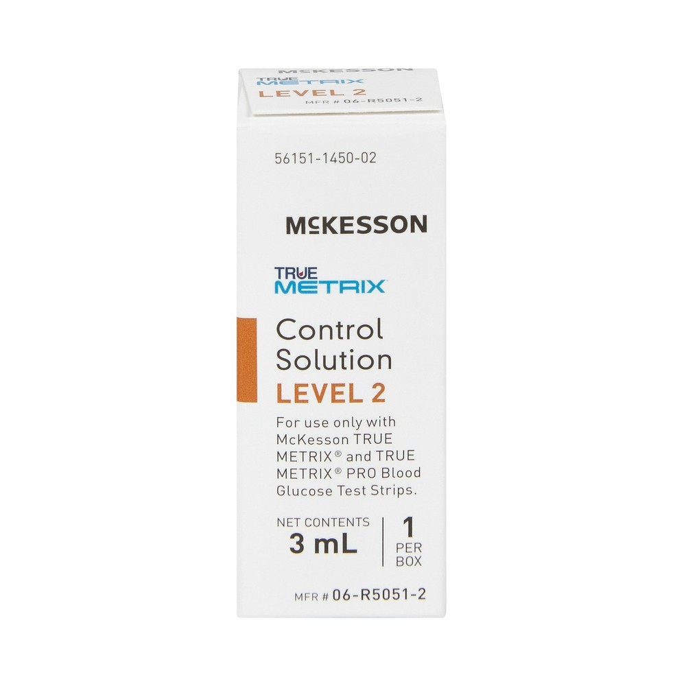 McKesson TRUE METRIX Blood Glucose Control Solution Level 2 3 mL 24 per Case