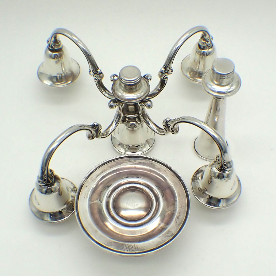 Strasbourg Five Light Candelabra Gorham Sterling Silver