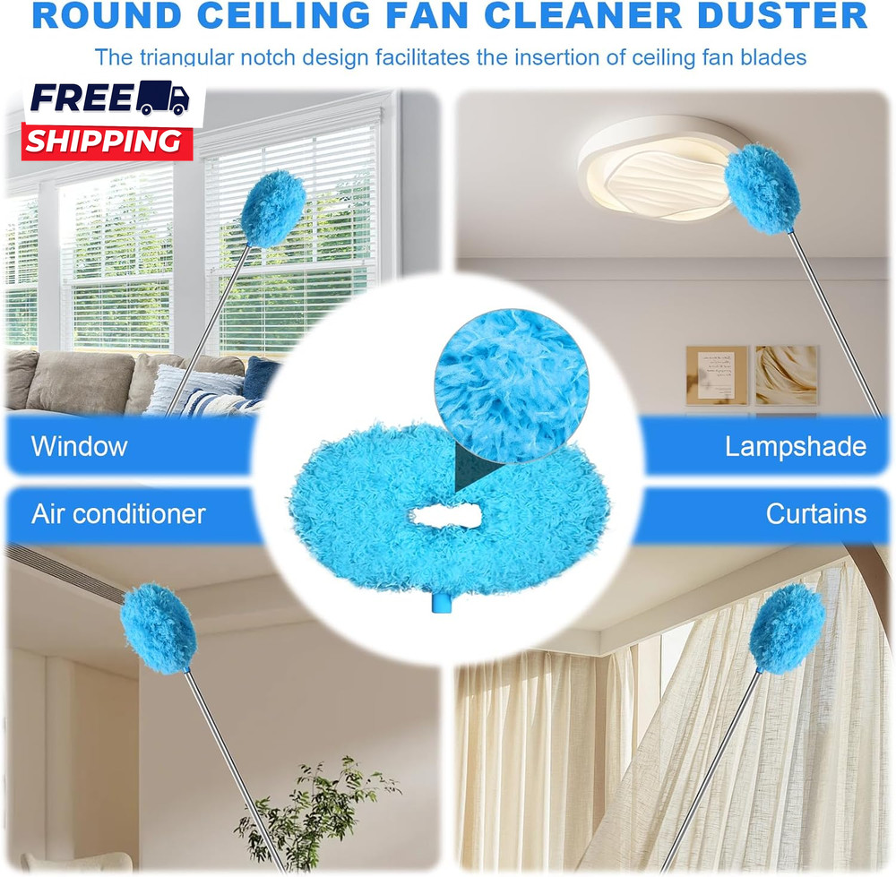 Ceiling Fan Cleaner Duster Adjustable Duster with Extension Pole Dusters