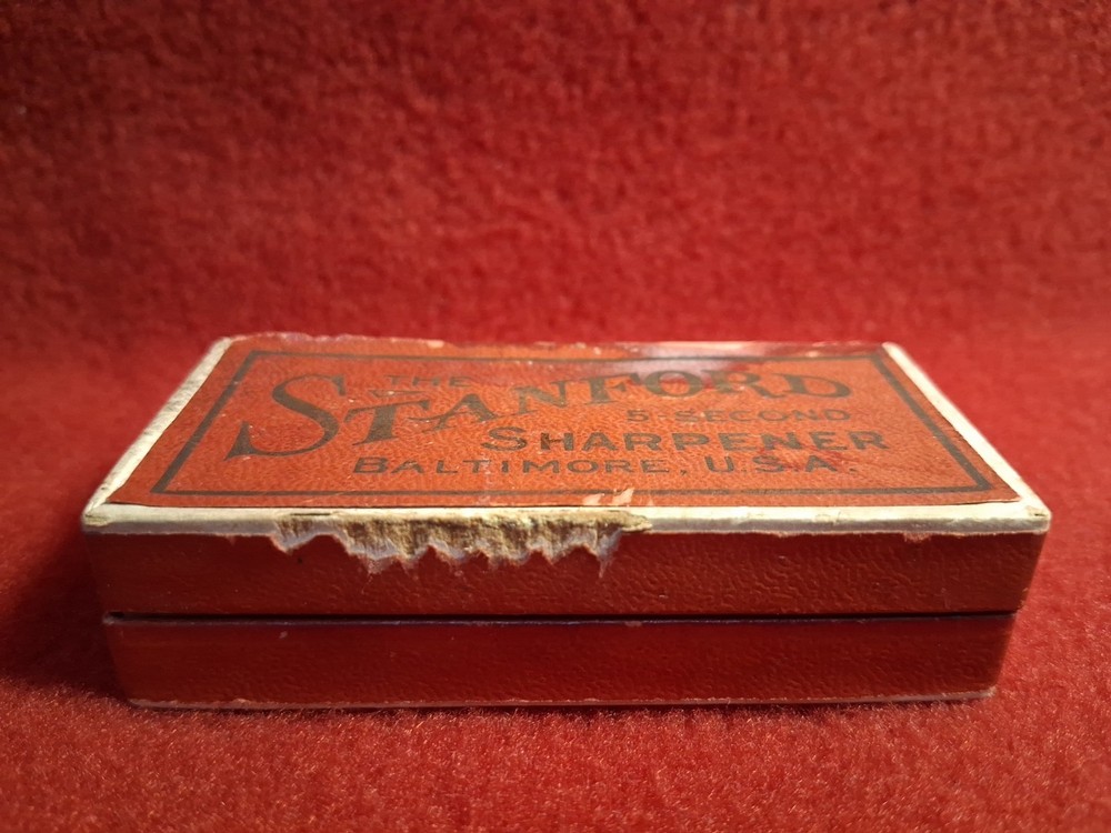 Vintage Stanford Razor Five Second Sharpener Box in Original Box~ Baltimore